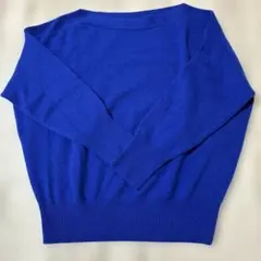 ROPE 長袖　ニット　セーター　ブルー