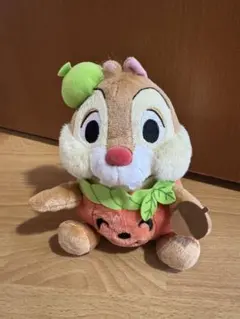 ディズニー デール　チップとデール　ぬいぐるみ 小物入れ かぼちゃ　ハロウィン