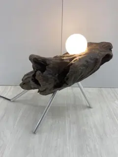 流木スタンドライト 電池式LED - メルカリ