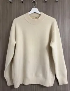 bpm ウールカシミヤセーター　アイボリー　M