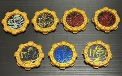 機界戦隊ゼンカイジャー 戦隊ギア 7枚セット（食玩・ガシャポン含）