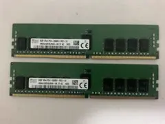 SKhynix 8GB 1Rx4 PC4-2666V-RC2-12x2個のサムネイル