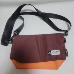 【美品】YAKPAK メッセンジャーバッグ ブラウン/オレンジのサムネイル