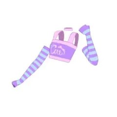 キューティーキャットパープル　トップス