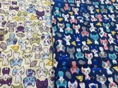 猫いっぱいの生地