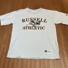 状態良好　RUSSELL ATHLETIC M Tシャツ ライトブルーのサムネイル