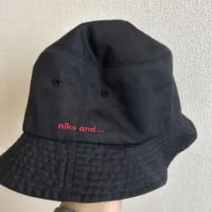 niko and... バケットハット ブラック