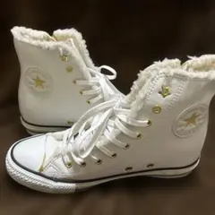 【匿名配送】コンバース★ボアハイカットスニーカー 23.5cm