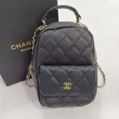 ☆CHANEL非売品✨ キルティング ブラック ノベルティ ミニリュック