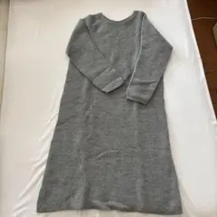 NOLLEY'S Light グレー ニットワンピース