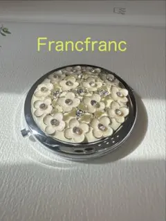 Francfranc フラワーモチーフ コンパクトミラーのサムネイル