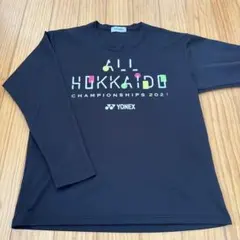 YONEX ブラック長袖シャツ 2021