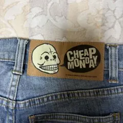 y2k CHEAP MONDAY スキニーデニムパンツ　スリム 29/32のサムネイル