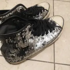 コンバース　スパンコール　スニーカー