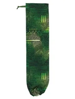 #445　パウケース　パウスカートケース　フラダンス　グリーン　カヒコ柄