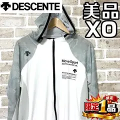 【早い者勝ち✨】デサント ムーブスポーツ ジップアップパーカー XO 白xグレー