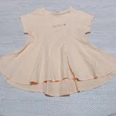 petit main プティマイン　ペプラム　チュニック　半袖