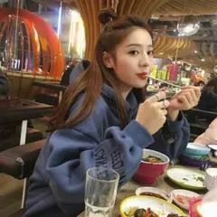 新品未使用★レディースパーカー★ネイビー★オーバーサイズ★韓国★ストリート