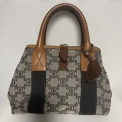 超希少✨ セリーヌ トートバッグ マカダム柄 2way キャンバス レザー 