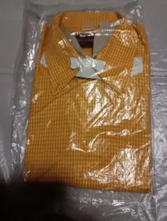 LIMITED EXPRESS オレンジ チェック 長袖シャツ