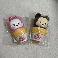 ツムツム ミッキー ミニー アイスクリーム スクイーズ✩.*˚2個セット