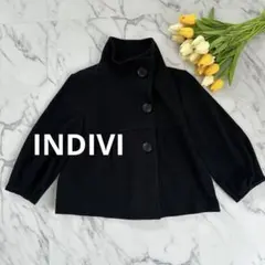 INDIVI インディヴィ　ショート丈7分袖アウターのサムネイル