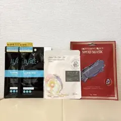 ALFACE+ CLEARING MASK シートマスク　4枚まとめ売　匿名配送のサムネイル
