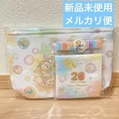 スーベニアランチグッズ　ダッフィー　カラフルハピネス　20周年