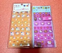 正規品 タイルシール カットピースシール ウサハナ キティ