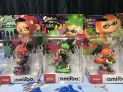 スプラトゥーン amiibo フィギュア 3体セット　アミーボ