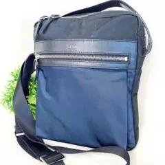 ポールスミス✨Paul Smith ショルダーバッグ ネイビー PSN141