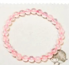 天然石ブレスレット ローズクォーツ 芙蓉石 6mm腕輪 ストーン 数珠