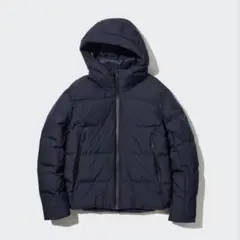 ユニクロUNIQLOシームレスダウンパーカXLネイビー