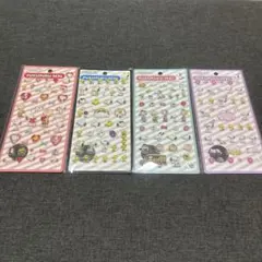 ぷくぷくシール　４枚セット　スヌーピー