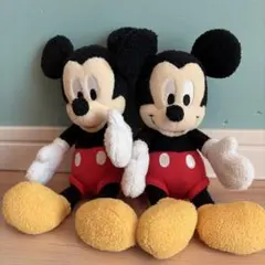 ミッキーマウスぬいぐるみ2体セット
