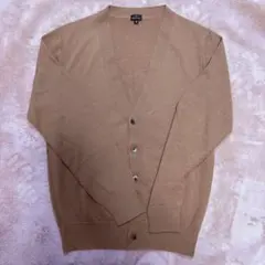 【美品/PS Paul Smith】Vネック薄手カーデ　羊毛100% M