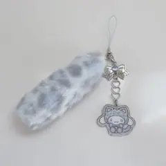 【未使用品】サンリオ ギャルネコ しっぽキーホルダー 〈シナモロール〉
