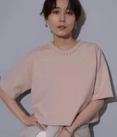 Arpege story カットソー　Tシャツ　パールのサムネイル