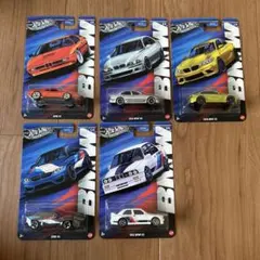 ホットウィール シルバーシリーズ　BMW ミニカー 5台セット