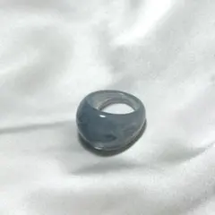 マーブル調 グレー リング 指輪 アクセサリー
