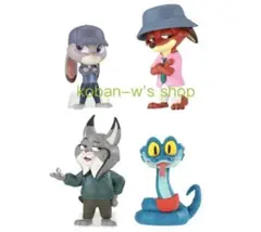 全４種 コンプ ならぶんです。 ズートピア ２ ならぶんです フィギュア Ｃ