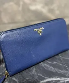 サフィアーノマルチカラー ジップアラウンド長財布