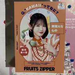 鎮西寿々歌 ミニポスター C賞 カワラボ スタンプラリー