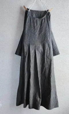 Black*ダンガリー·ドルマンスリーブ·岡山デニム·着丈115センチ