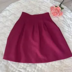 お値下げ♥︎︎短期間出品♥︎︎AGbyaquagirlフレアスカート 秋冬　通勤　ピンク