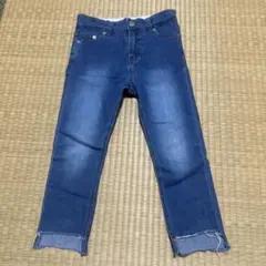 PETIT MAIN デニムボトムス 110cm カットオフ裾