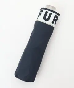 新品 FURLA 晴雨兼用折りたたみ傘 カラーブロック ロゴアップリケ ネイビーのサムネイル