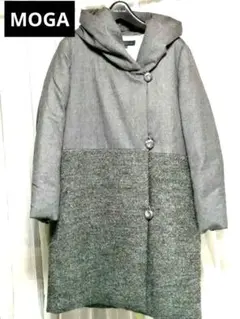 ロングコート モガ MOGA 美品 ウール オーバーサイズ グレー 極暖 希少 ロングコート モガ MOGA 美品 ウール オーバーサイズ グレー 極暖 希少