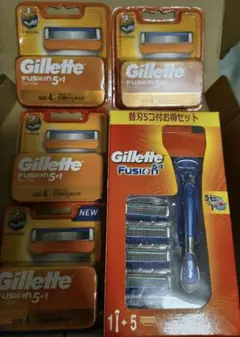 Gillette FUSION 5+1 本体+替刃26個 お得なカレンダーパック - メルカリ