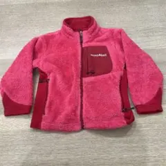 mont-bell フリースジャケット ピンク　100 ㎝